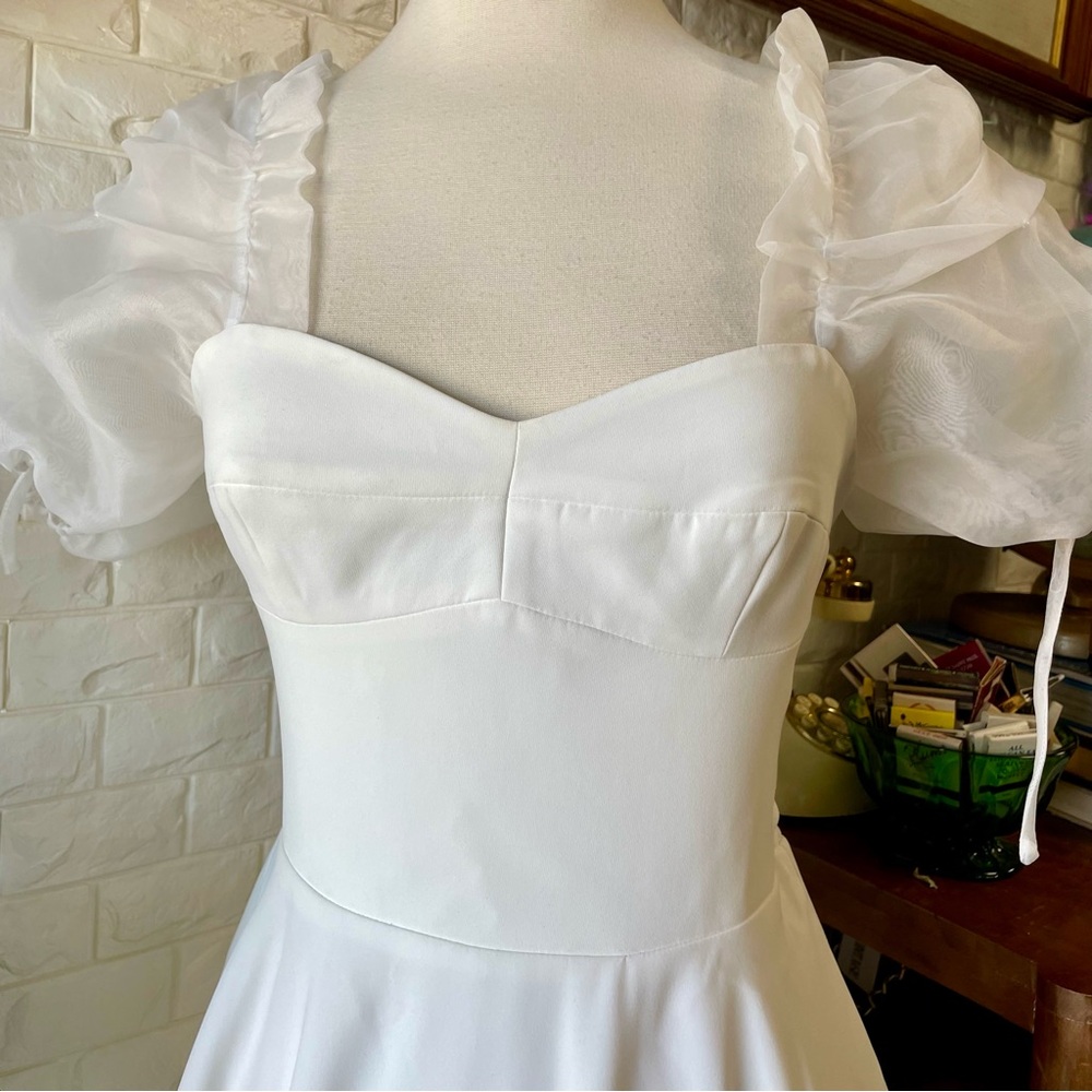 Amanda Uprichard Lovely Dress in Ivory Size Small - Picture 7 of 16
